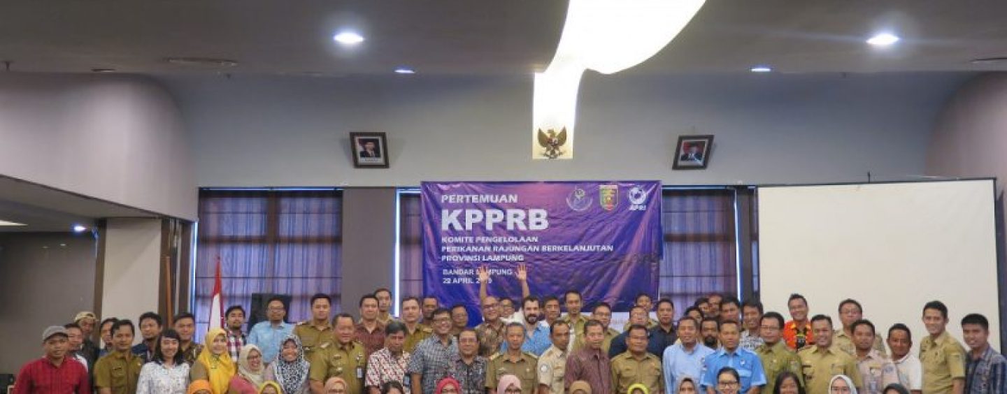 The Meeting of Sustainable Blue Swimming Crab Fisheries Management Committee of Lampung Province, Bandar Lampung, April 22-23, 2019