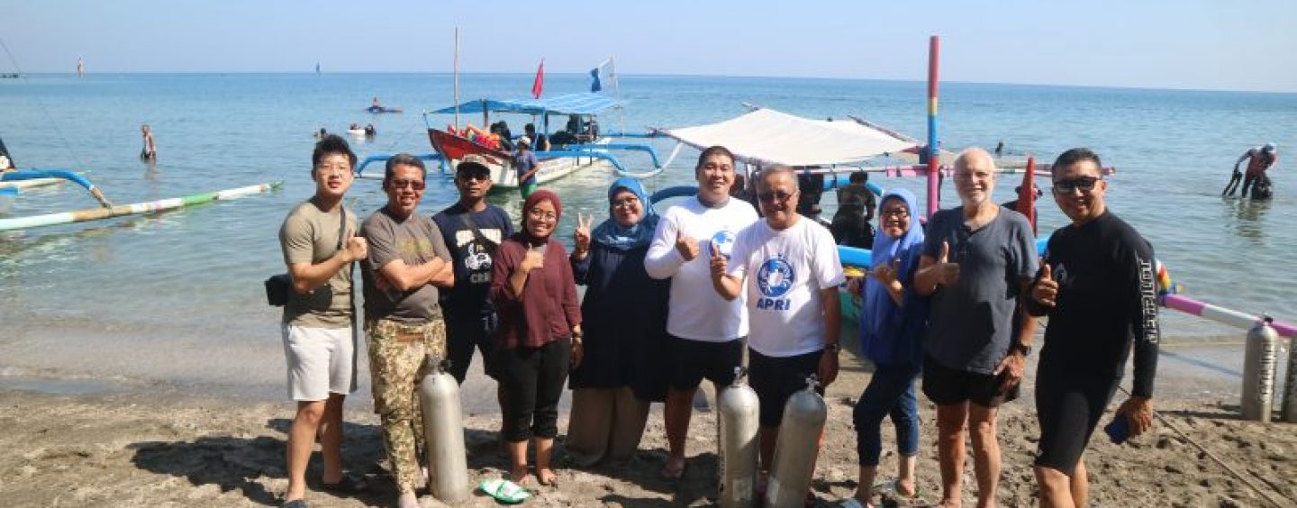 Visit Restocking Site with Mr. Oded Zmora and Prof. Yushinta Fujaya in Situbondo, East Java